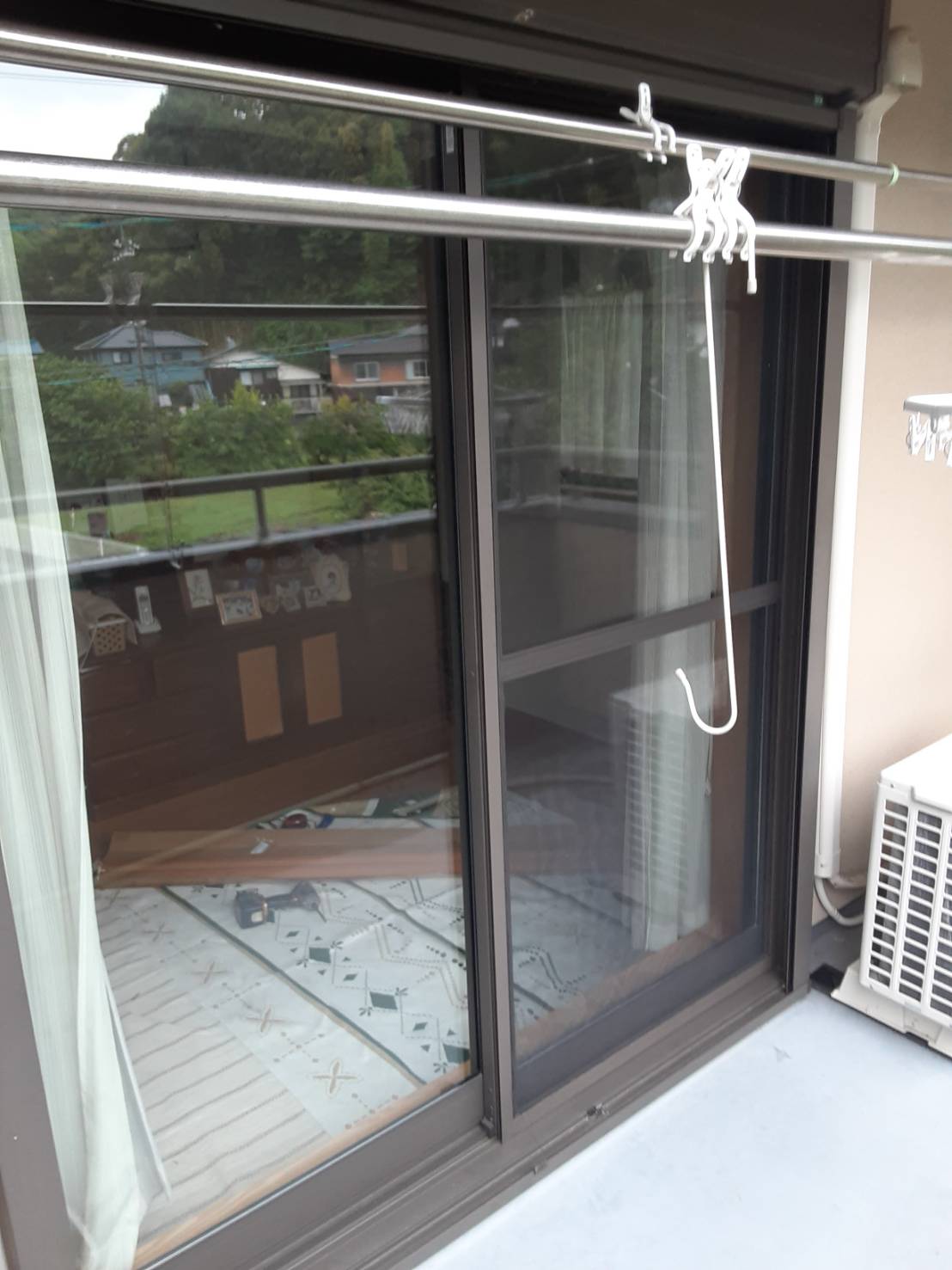 オカムラ・トーヨー住器の窓リフォーム　内窓取付　インプラスの施工前の写真1