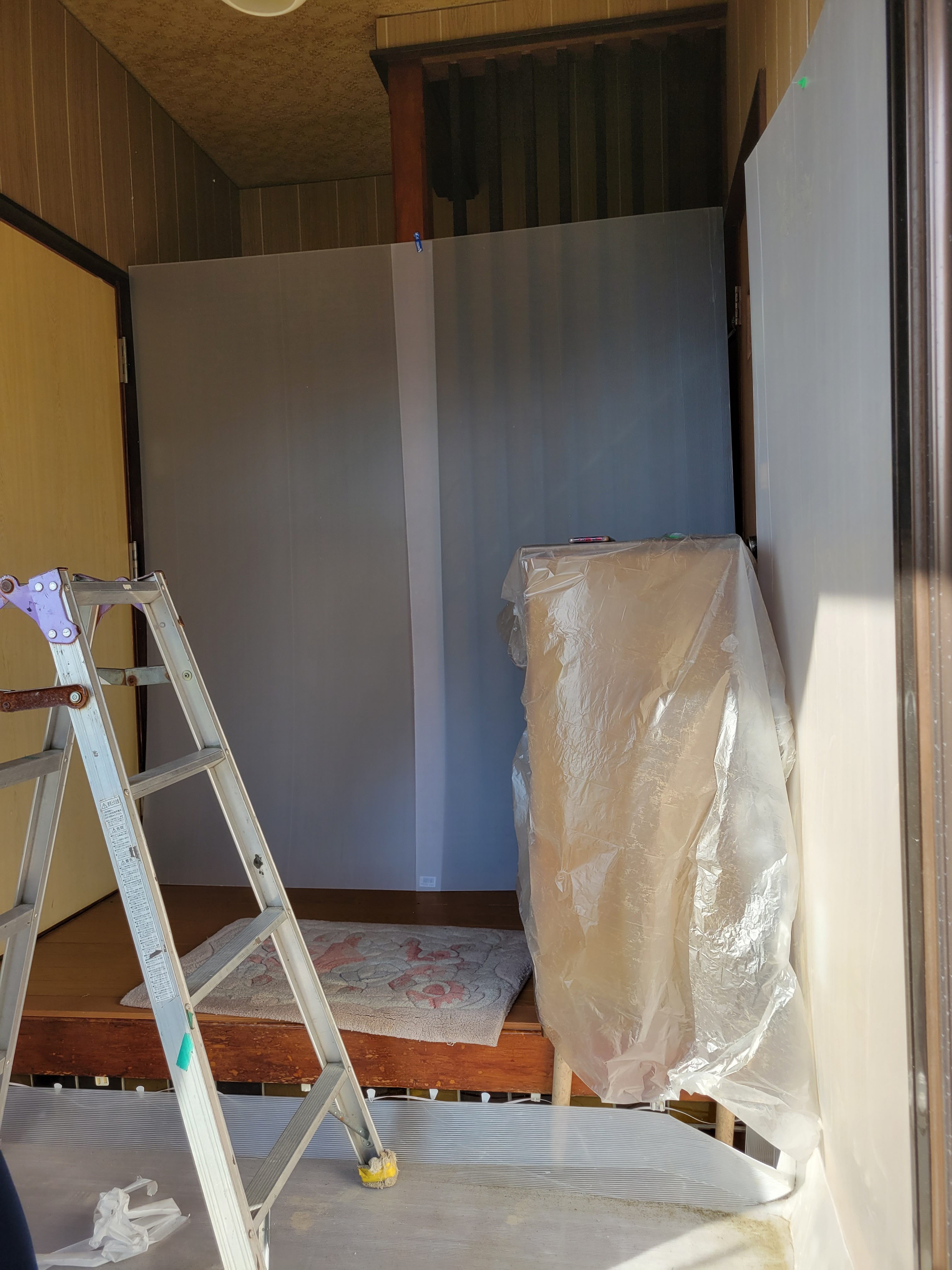 オカムラ・トーヨー住器の玄関リフォーム　リシェント　玄関引戸　取替の施工前の写真2