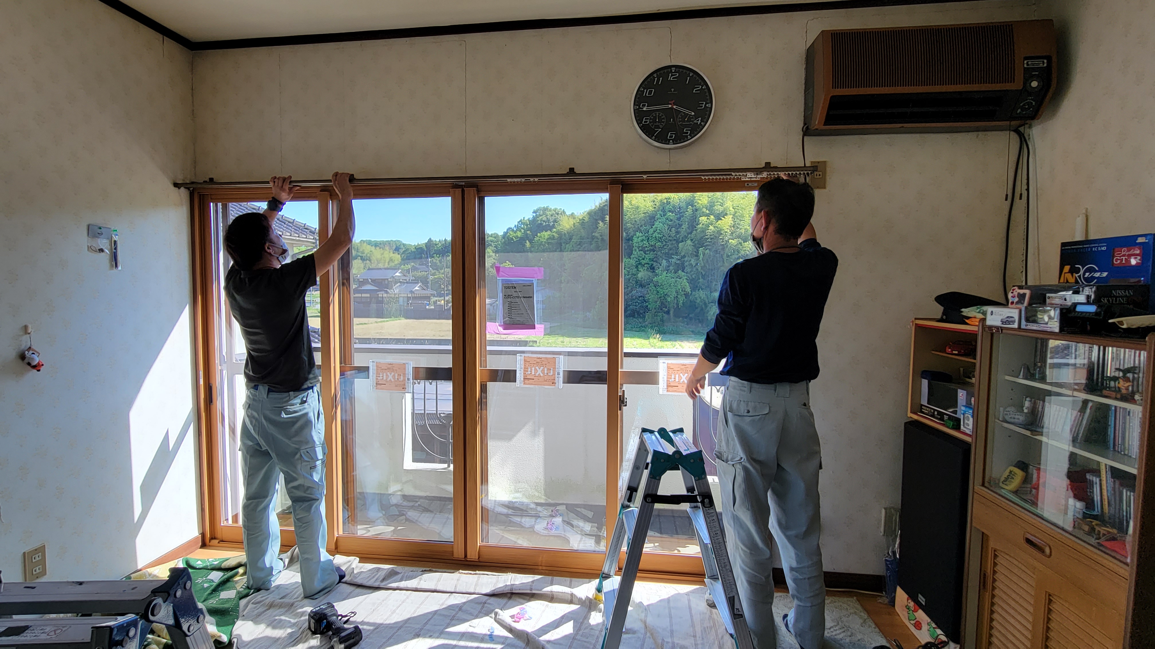 オカムラ・トーヨー住器の窓リフォーム　内窓　インプラス工事１　補助金の施工事例写真