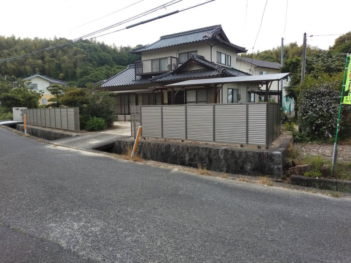 オカムラ・トーヨー住器のフェンス工事 通学路の施工後の写真3