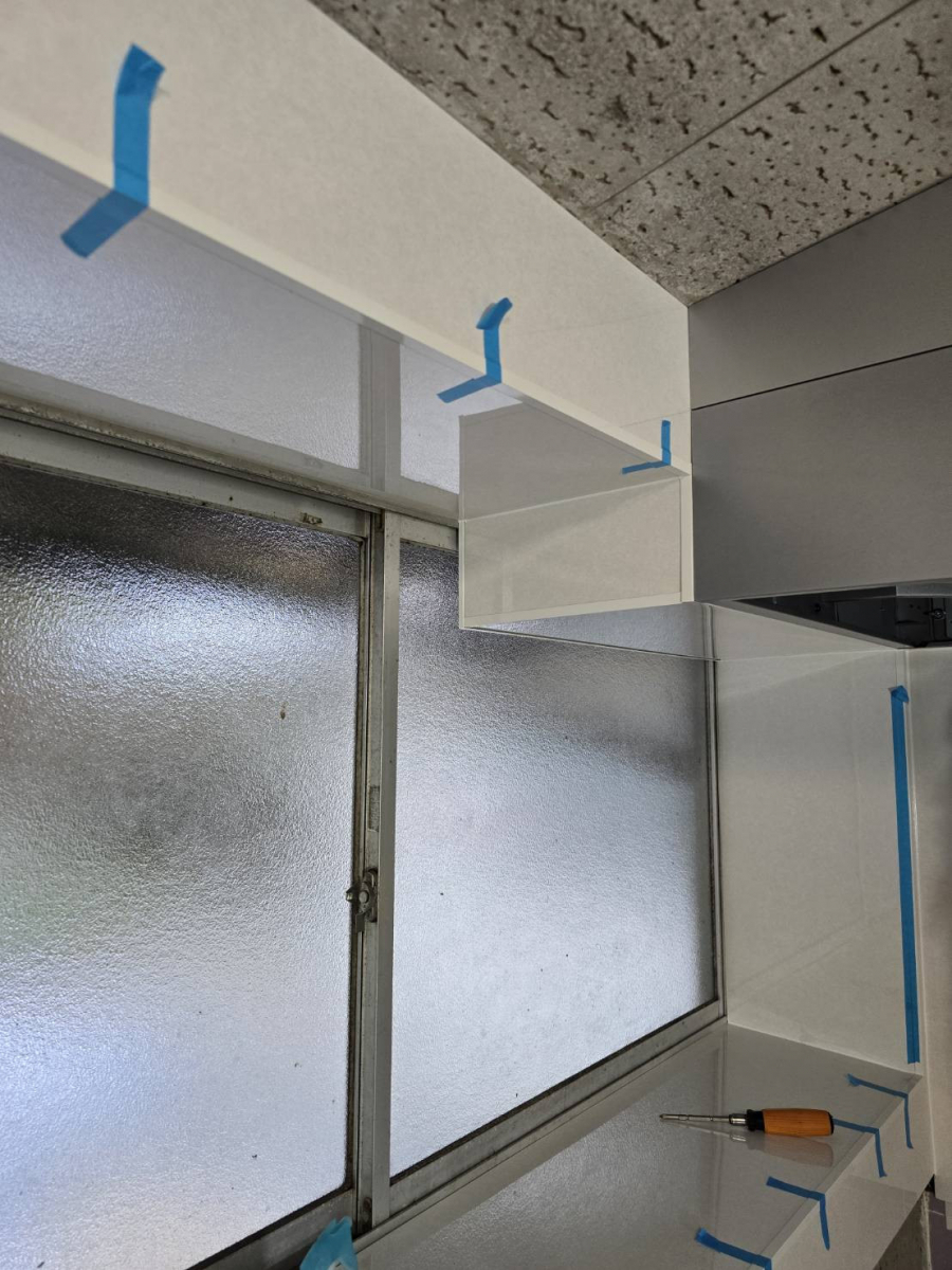 オカムラ・トーヨー住器のセクショナルキッチンからシステムキッチンへの施工後の写真2