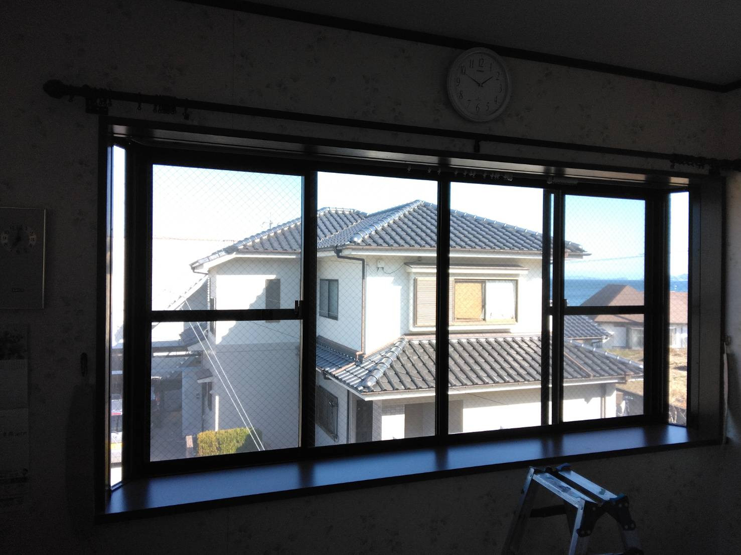 オカムラ・トーヨー住器の内窓　インプラス　取付工事　国の補助金+岩国市の補助金の施工前の写真1