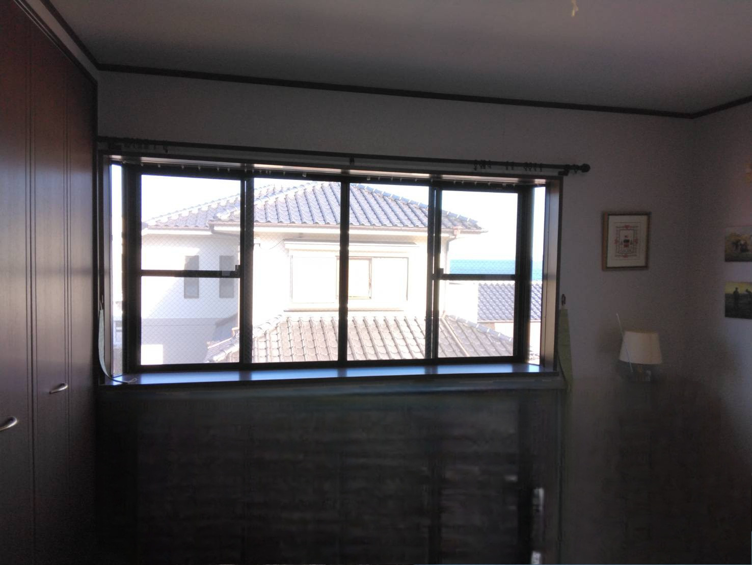 オカムラ・トーヨー住器の内窓　インプラス　取付工事　国の補助金+岩国市の補助金の施工前の写真2